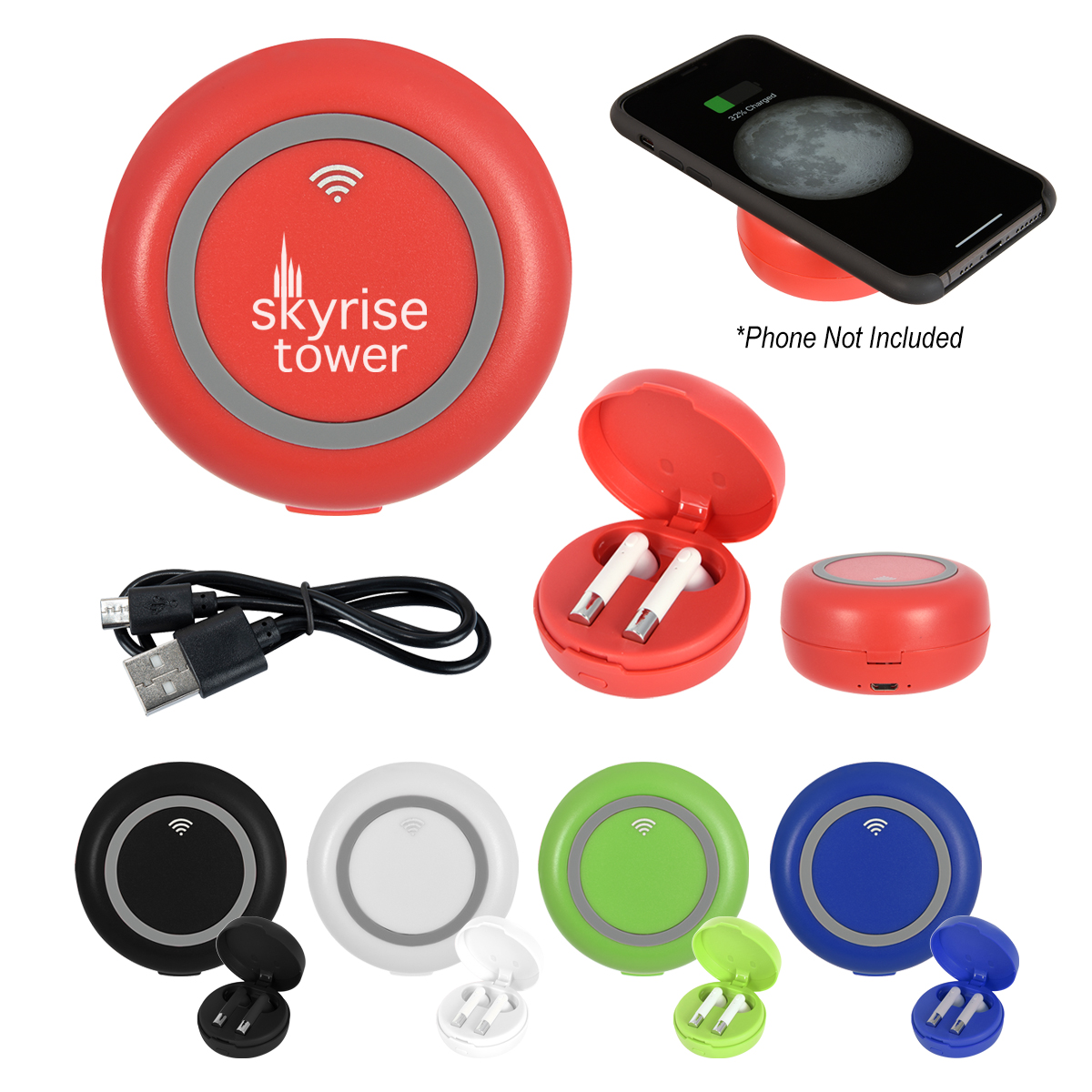 TEMPO TRUE WIRELESS EARBUDS & CHARGING BASE