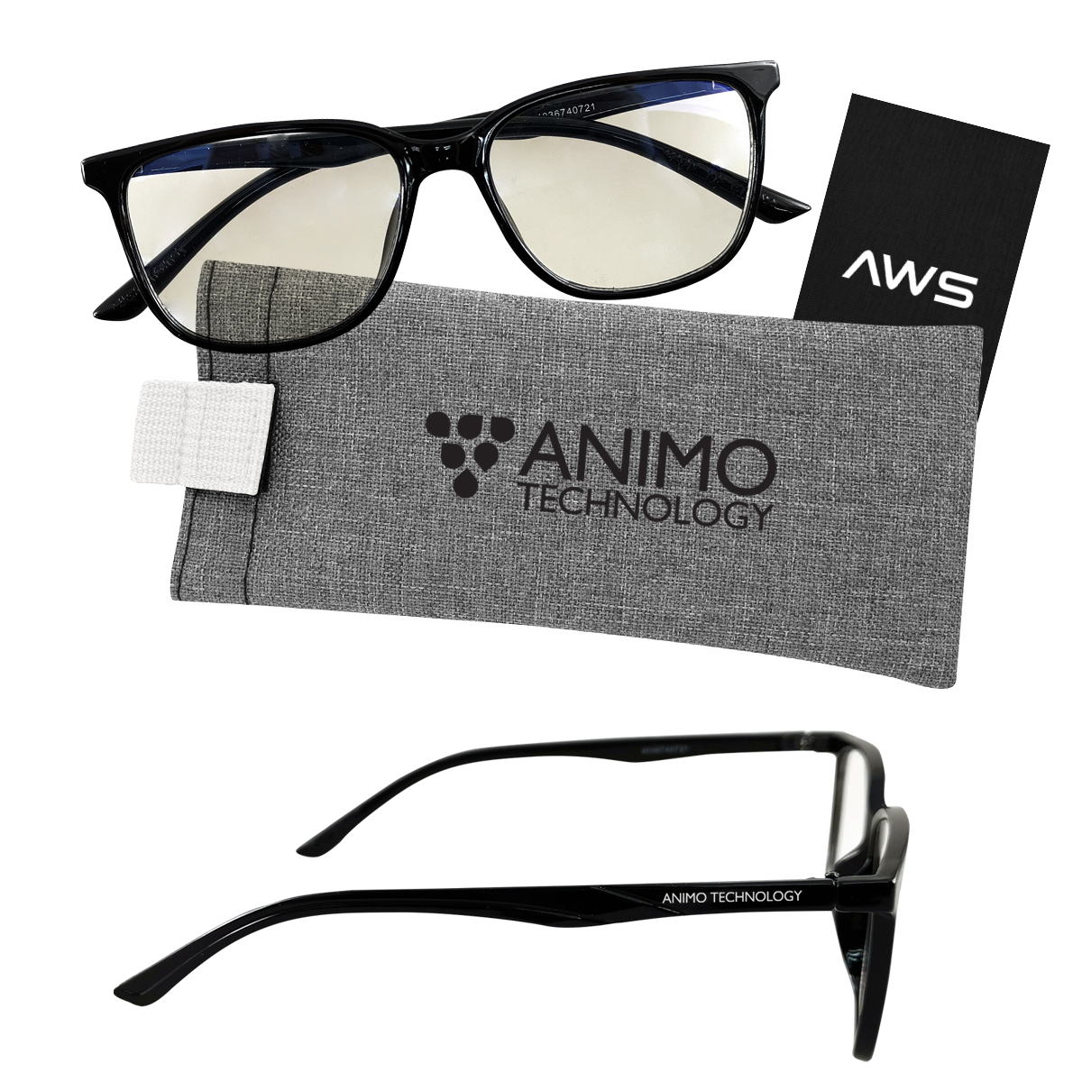 AWS Blue Light Blocking Glasses With Pouch